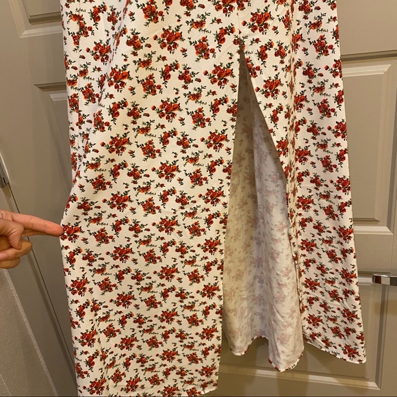 Danielle Bernstein Floral Puff Sleeve Maxi Dress - Picture 5 of 8